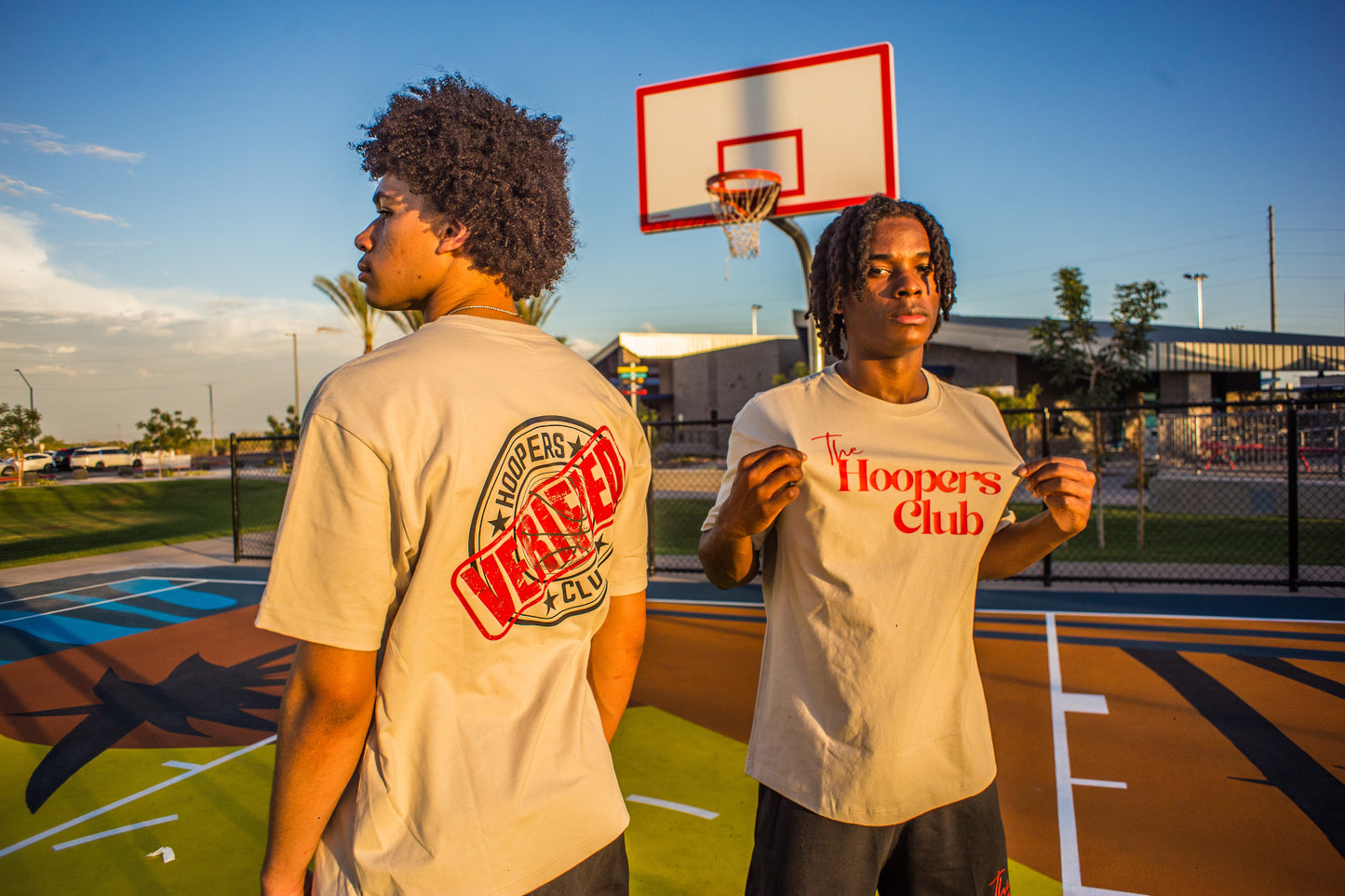 7.5oz Heavyweight Hoopers Club Dust Tee