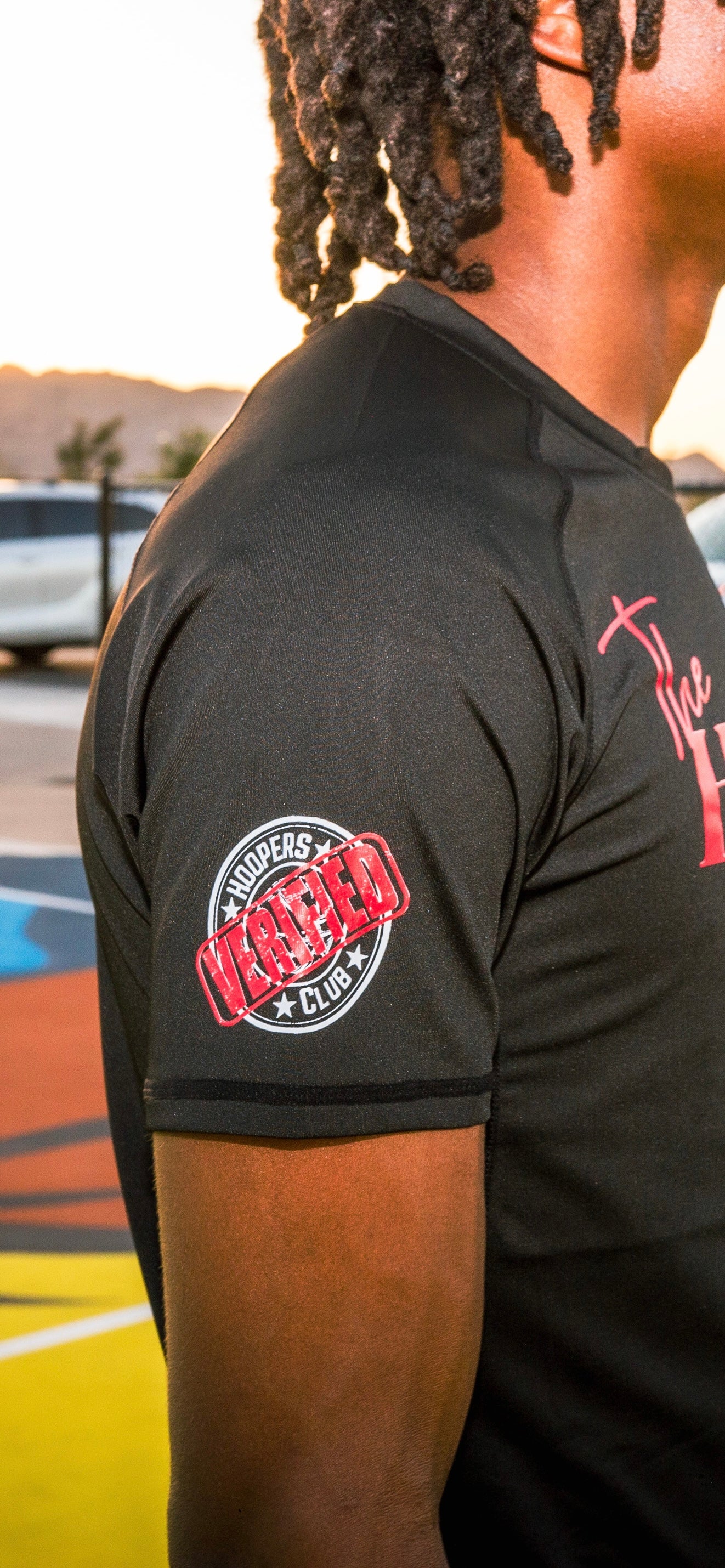 Black Hoopers Club compression shirt