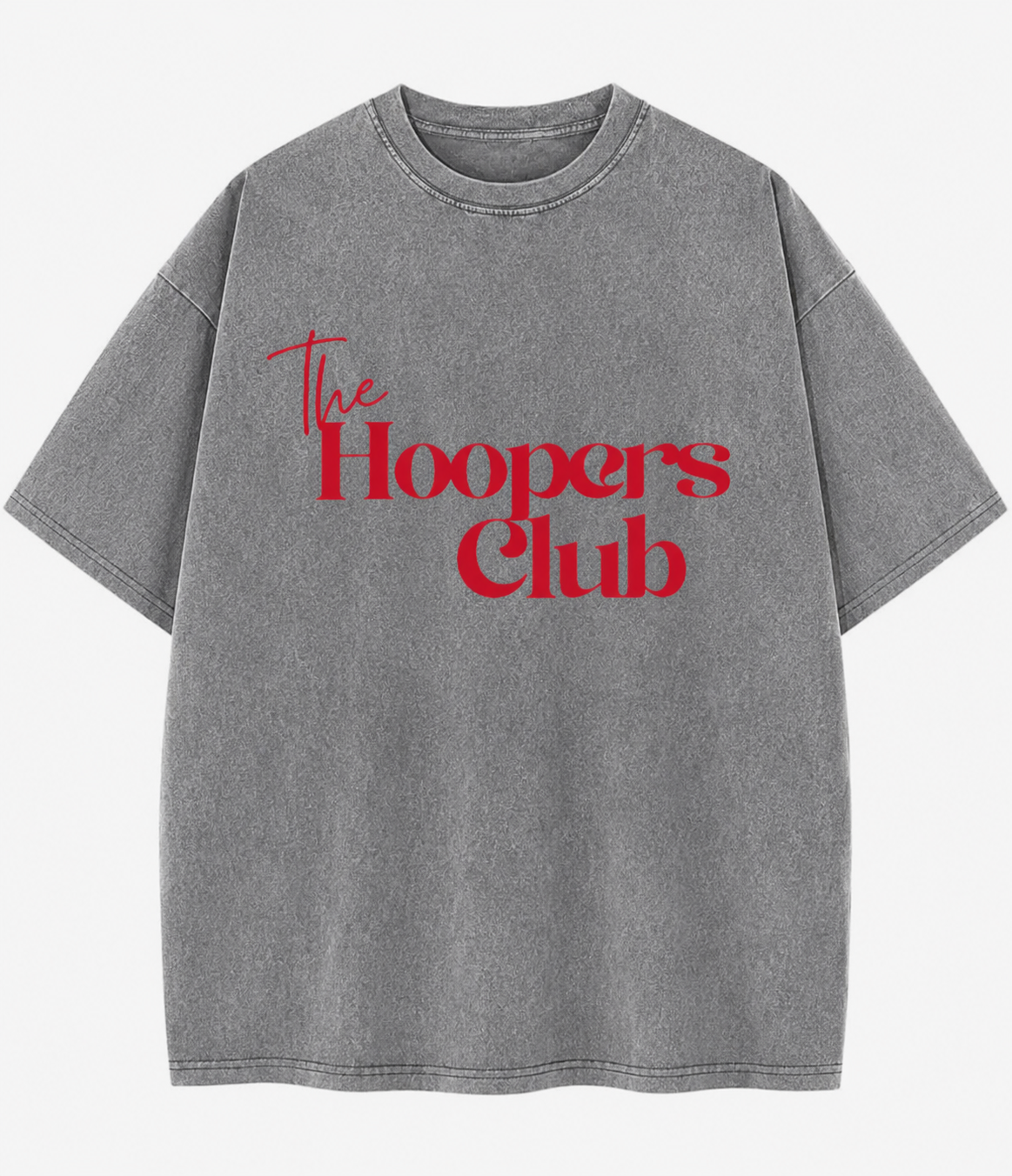 Hoopers Club Acid washed Oversized T-Shirt